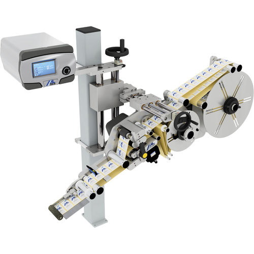 Automatischer Etikettierer - ALritma X - ALTECH - für selbstklebende Etiketten / mit hoher Drehzahl / kompakt