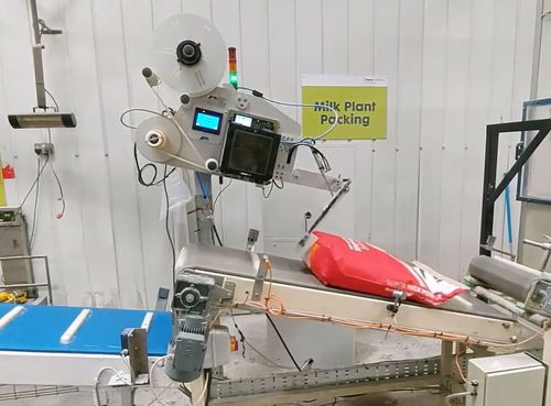 Automatisches Etikettiersystem - ALCODE AC04 - ALTECH - für Säcke / für Verpackung / zum Drucken und Etikettieren