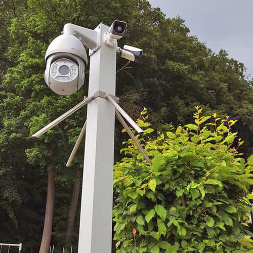 Mast für Videoüberwachung - Alphatronics