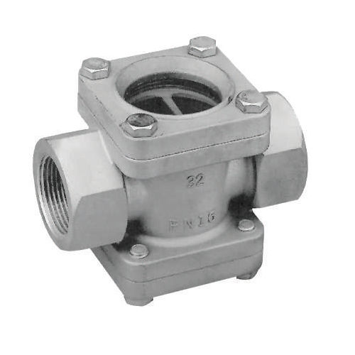 Schauglas für Industrieanwendungen - ABV - Edelstahl / Gewinde