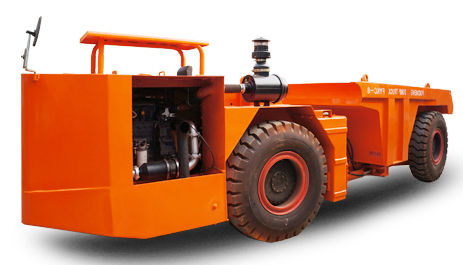 Knickgelenkter Muldenkipper - FYKC-8 - Jinan Fucheng Hydraulic Equipment Co., Ltd - Diesel / für Untertagebau