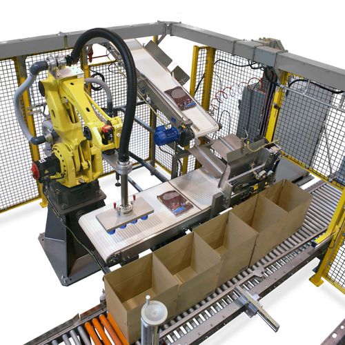 Roboter-Kartonpacker - LRC-500 - Mpac Langen - mit oberer Öffnung / für Lebensmittel / für medizinische Anwendung