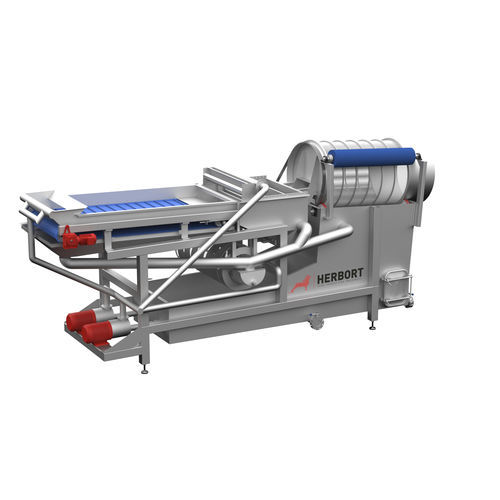Lebensmittel-Waschanlage / Flotation - 37 - Herbort - für Gemüse / automatisch / Band
