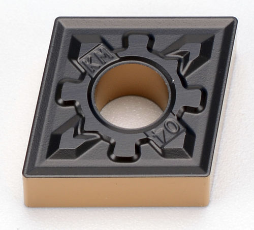 Drehwendeschneidplatte - OKM series - OKE Precision Cutting Tools Co., Ltd. - Hartmetall / für Gusseisen / zweiseitig