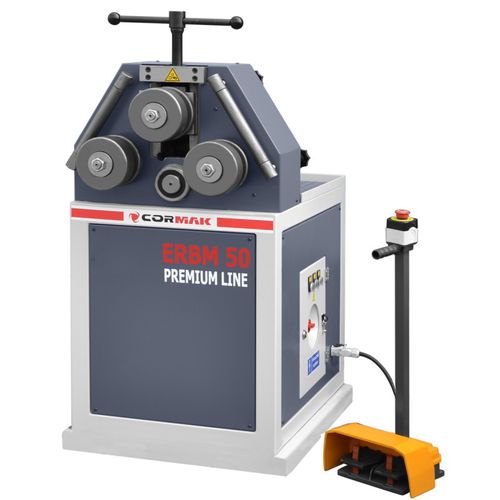 Hydraulische Biegemaschine - ERBM50 - Cormak - Rohr / Profil / mit 3 Rollen