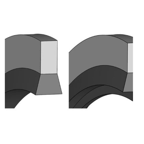 Lippendichtung - DICHTOMATIK SAS - Edelstahl / Elastomer / NBR