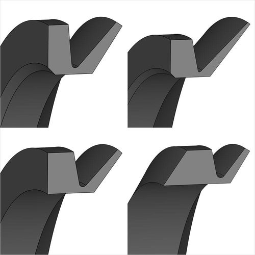 Lippendichtung - V series  - DICHTOMATIK SAS - NBR / aus FKM / V-Ring