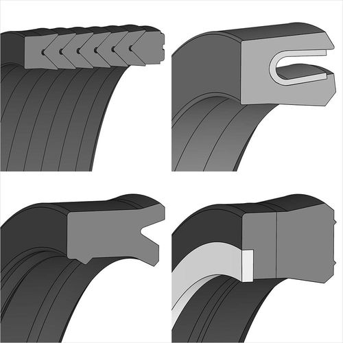 O-Ring-Dichtung - N21 - DICHTOMATIK SAS - Lippen / Bronze / Elastomer