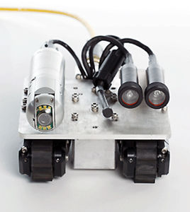 Inspektionsroboter auf Raupen - Versatrax 100 MicroMag™ - Inuktun InCommand Robotics LLC - LED-beleuchtet / Magnet / wasserdicht