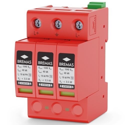 Überspannungsableiter Typ 2 - SAPV100T2R - BREMAS BETTER SWITCHES - Klasse II / zur Fernanzeige / für Photovoltaikanlage