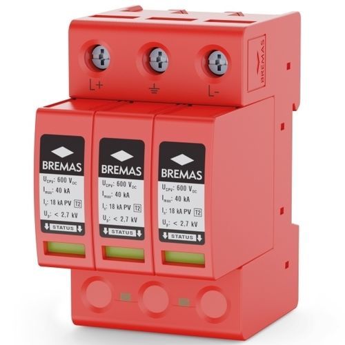 Überspannungsableiter Typ 2 - SAPV060T2 - BREMAS BETTER SWITCHES - Klasse II / für Photovoltaikanlage / DC