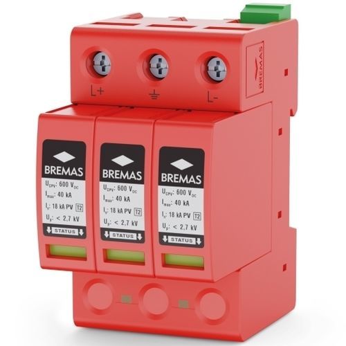 Überspannungsableiter Typ 2 - SAPV060T2R - BREMAS BETTER SWITCHES - Klasse II / zur Fernanzeige / für Photovoltaikanlage