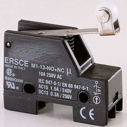 Miniatur-Positionsschalter - M313NONC - BREMAS BETTER SWITCHES - IP40 / kompakt / für Industrieanwendungen