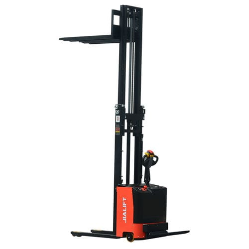 Elektrischer Stapler - CL10-15 series - Zhejiang Jialift Warehouse Equipment Co., Ltd - mit Fahrerplattform / 24 V / Lager