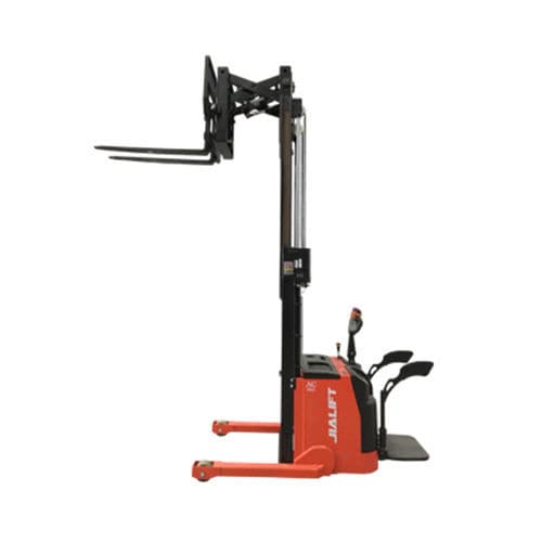 Elektrischer Schubmaststapler - Q1530GC - Zhejiang Jialift Warehouse Equipment Co., Ltd - Stand / für Materialumschlag / mit 3 Rädern