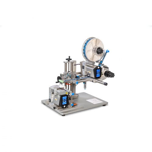 Halbautomatisches Etikettiersystem - 211 - HERMA GmbH - für Flaschen / für Rohre / zur Rundumetikettierung