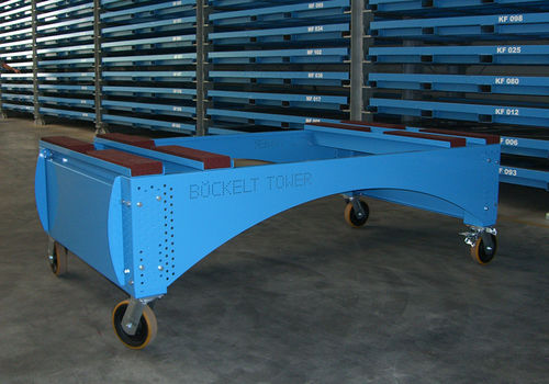 Wagen für Kassetten - Böckelt - Transport / Metall / mit Lenkrolle