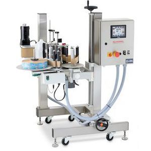 Automatische Etikettiermaschine - ML60 - Quadrel Labeling Systems - für Flaschen / zur Seitenetikettierung / für die Getränkeindustrie