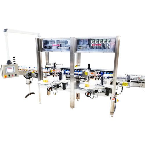 PLC-gesteuerte Etikettiermaschine - ProLine - Quadrel Labeling Systems - für Flaschen / für die Lebensmittel- und Getränkeindustrie / für die Abfüllindustrie