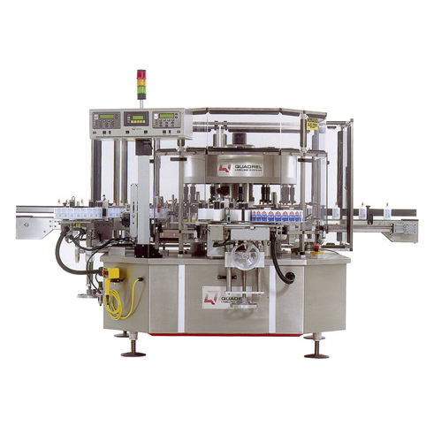 Automatische Etikettiermaschine - 6T-670 - Quadrel Labeling Systems - für Flaschen / zur Seitenetikettierung / für die Abfüllindustrie