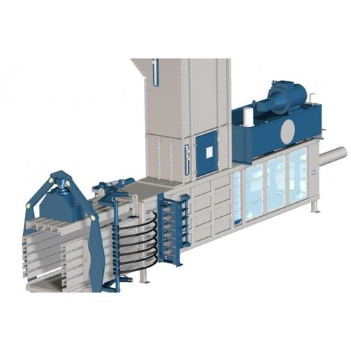 Ballenpresse für Kunststoff - C75S1500L - Valvan Baling Systems NV - für Textilien / für Müll / horizontal