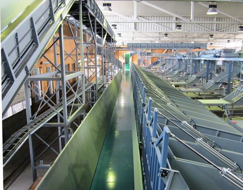 Kettenförderer - Valvan Baling Systems NV - Rollen / Band / horizontal
