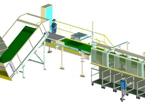 Farbsortiersystem - FIBERSORT - Valvan Baling Systems NV - automatisch / für Textilien