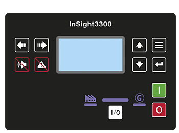 Steuerungseinheit für Stromaggregate - Insight 3300 - AJ POWER - digital