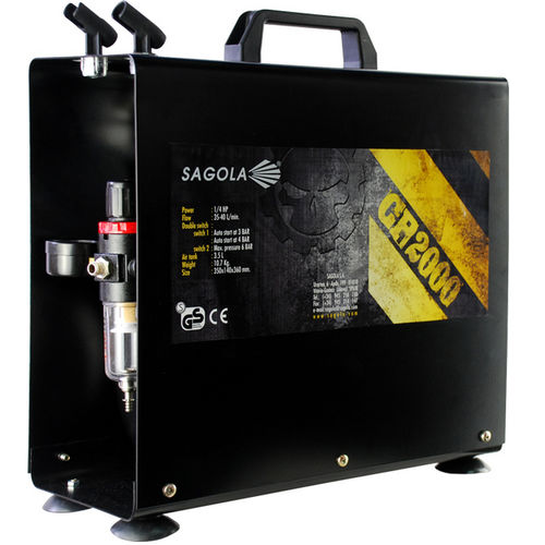 Kolbenkompressor - CP 2000 - SAGOLA S.A.U. - Luft / mit Elektromotor / tragbar