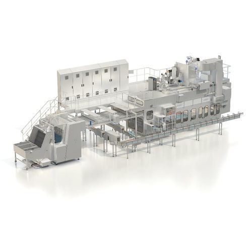 Automatische Füllmaschine - RM12B - SYNERLINK - für Flaschen / Becher / für Getränke