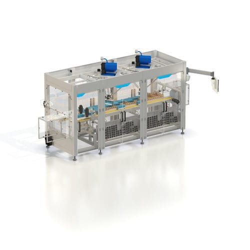 Horizontaler Kartonpacker - EL LOAD - SYNERLINK - kontinuierlich / automatisch / Flaschen