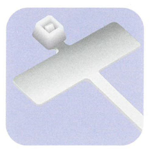 Nylon-Kabelbinder - UVZIP-MK - Universeal (UK) Ltd - mit Etikettenhalter