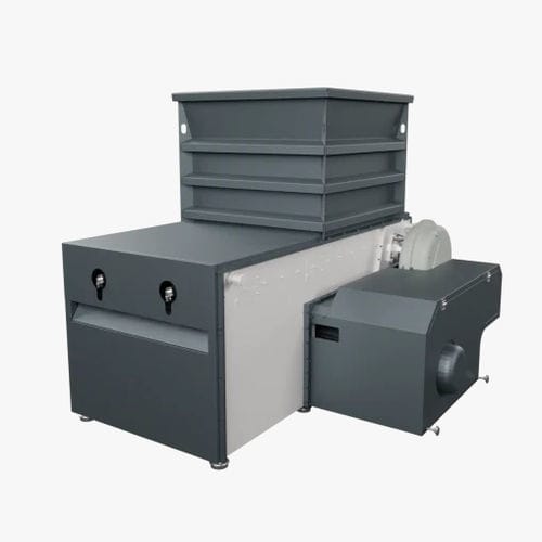 Primär-Schredder - VVS-1250 - "UMP Technika" UAB - Einwellen / für Holz / Papier