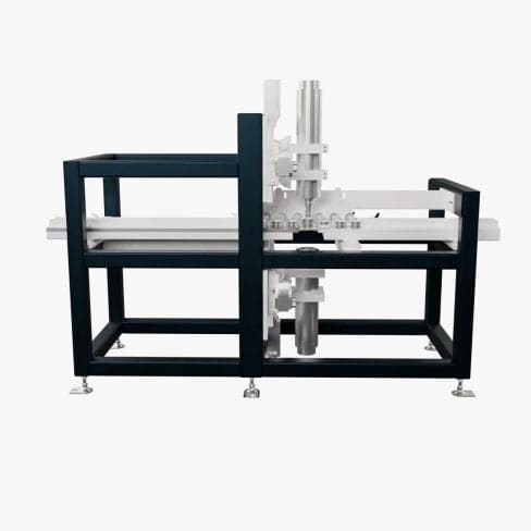 Lineare Siegelmaschine - MDF - "UMP Technika" UAB - automatisiert / für seitliche Anwendung / zum Schneiden