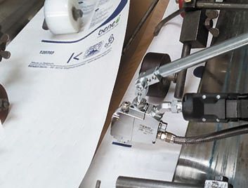 Klebstoff-Auftragsmaschine / Hotmelt - GTE-112H - ERO Gluing Systems - magnetisch-induktiv