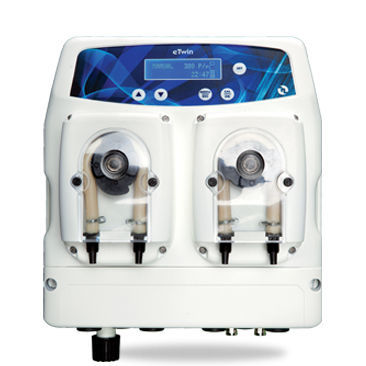 Schlauchpumpe - eTwin - Etatron D.S. - für Chemikalien / elektrisch / stationär