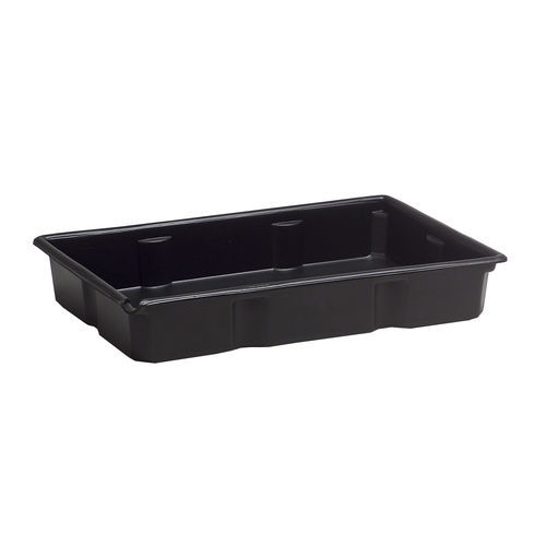 Polyethylen-Auffangwanne - 256 series - Kiga GmbH - mit verzinktem Gitterrost / mit abnehmbarem Rost