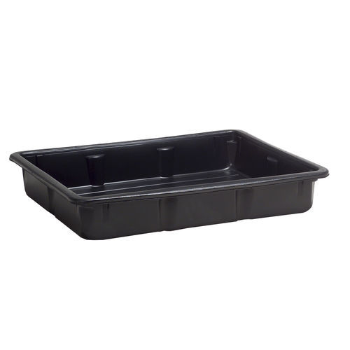 Polyethylen-Auffangwanne - 2562 series - Kiga GmbH - mit verzinktem Gitterrost / mit abnehmbarem Rost