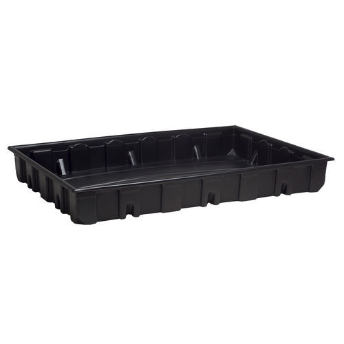 Polyethylen-Auffangwanne - 2563 series - Kiga GmbH - mit verzinktem Gitterrost / mit abnehmbarem Rost