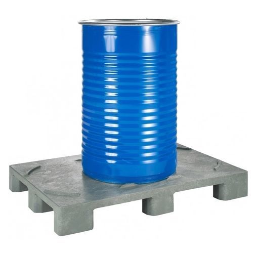 Palette für Fässer - K6000 series - Kiga GmbH - Recyclingkunststoff / mit geschlossenem Boden