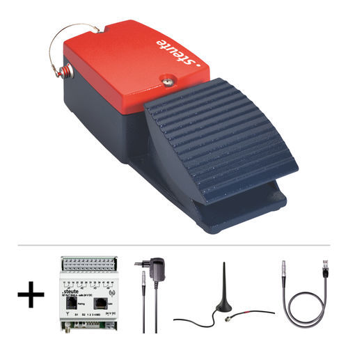 Sicherheits-Fußschalter - RF GFI SW2.4-safe - steute Schaltgeräte - kabellos / 1 Pedal / IP67