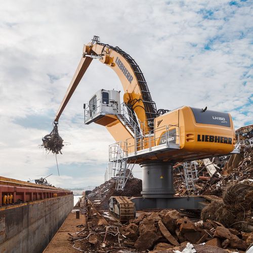 Umschlagbagger auf Raupen - LH 150 C - Liebherr Excavators - elektrisch