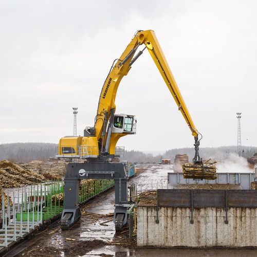 Umschlagbagger auf Raupen - LH 150 C - Liebherr Excavators - elektrisch