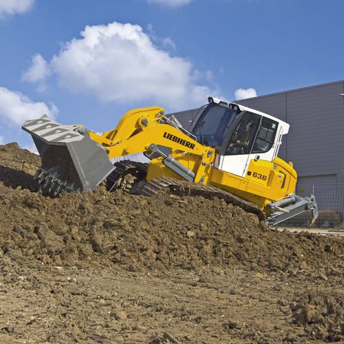 Lader auf Raupen - LR 636  - Liebherr Excavators - starr / für Steinbruch