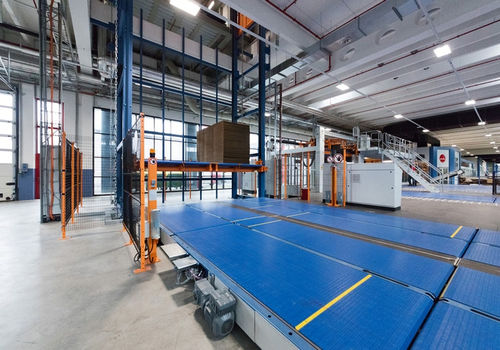 Senkrechtbetriebenes Fördersystem - MINDA Industrieanlagen GmbH - für Industriefahrzeug