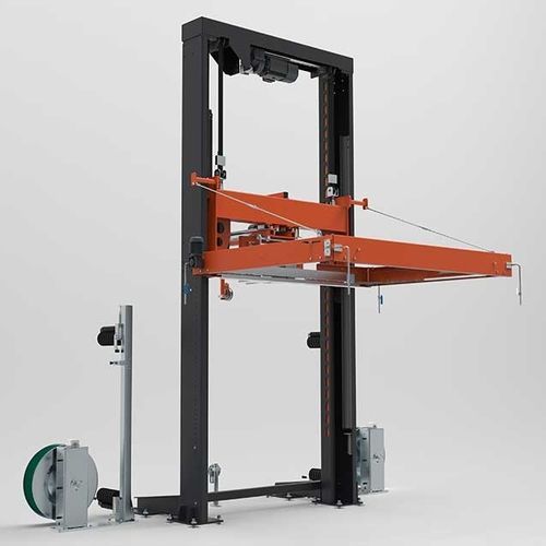 Horizontale Umreifungsmaschine - H-Aggregat - Pamminger Verpackungstechnik Ges mbH - automatisch / für Baustoffe / für PP-PET-Spannreifen