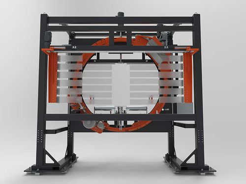 Horizontaler Stretchwickler - Python 1000 – 3200 - Pamminger Verpackungstechnik Ges mbH - mit Drehring / vollautomatisch / für lange Produkte
