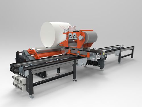 Radial-Stretchwickler - ARES - Pamminger Verpackungstechnik Ges mbH - horizontal / für Rollen / mit Rollen