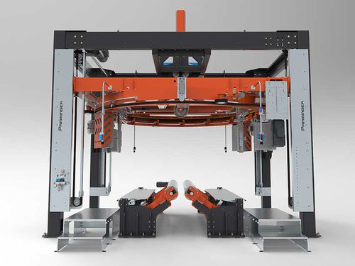 Axialstretchwickler - Raptor - Pamminger Verpackungstechnik Ges mbH - horizontal / vollautomatisch / für zylindrische Produkte