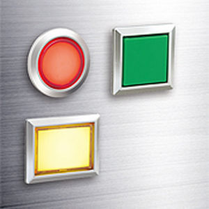 Wasserdichter Drucktaster - LB Series - IDEC USA - IP65 / LED-beleuchtet / elektromechanisch